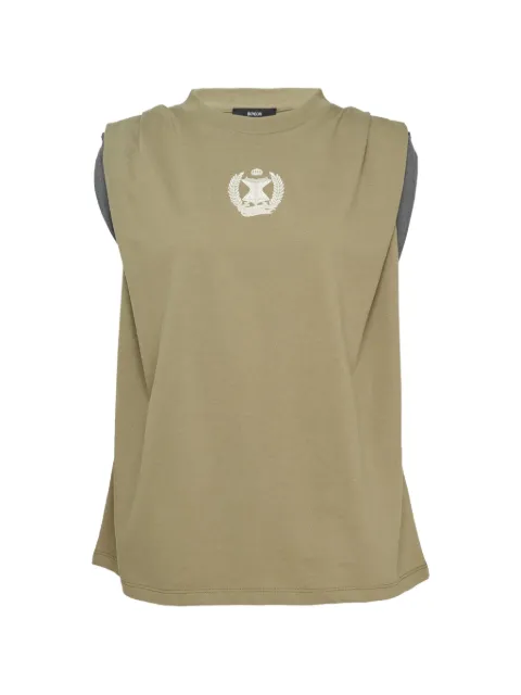 BONBOM tucked emblem t-shirt