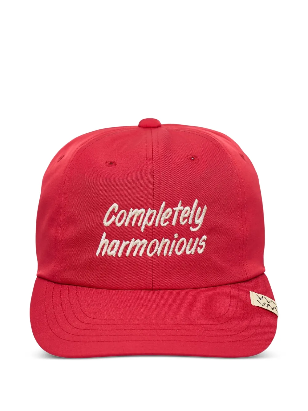 visvim Excelsior II embroidered cap - Rot