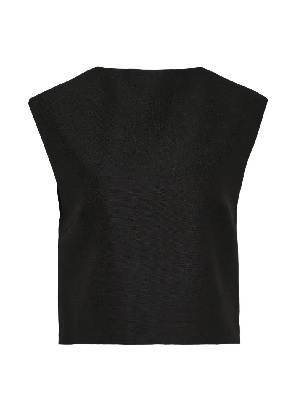 Jil Sander grain de poudre top - Schwarz