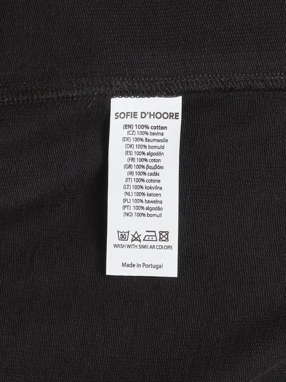 Sofie D'hoore T-shirt Zwart