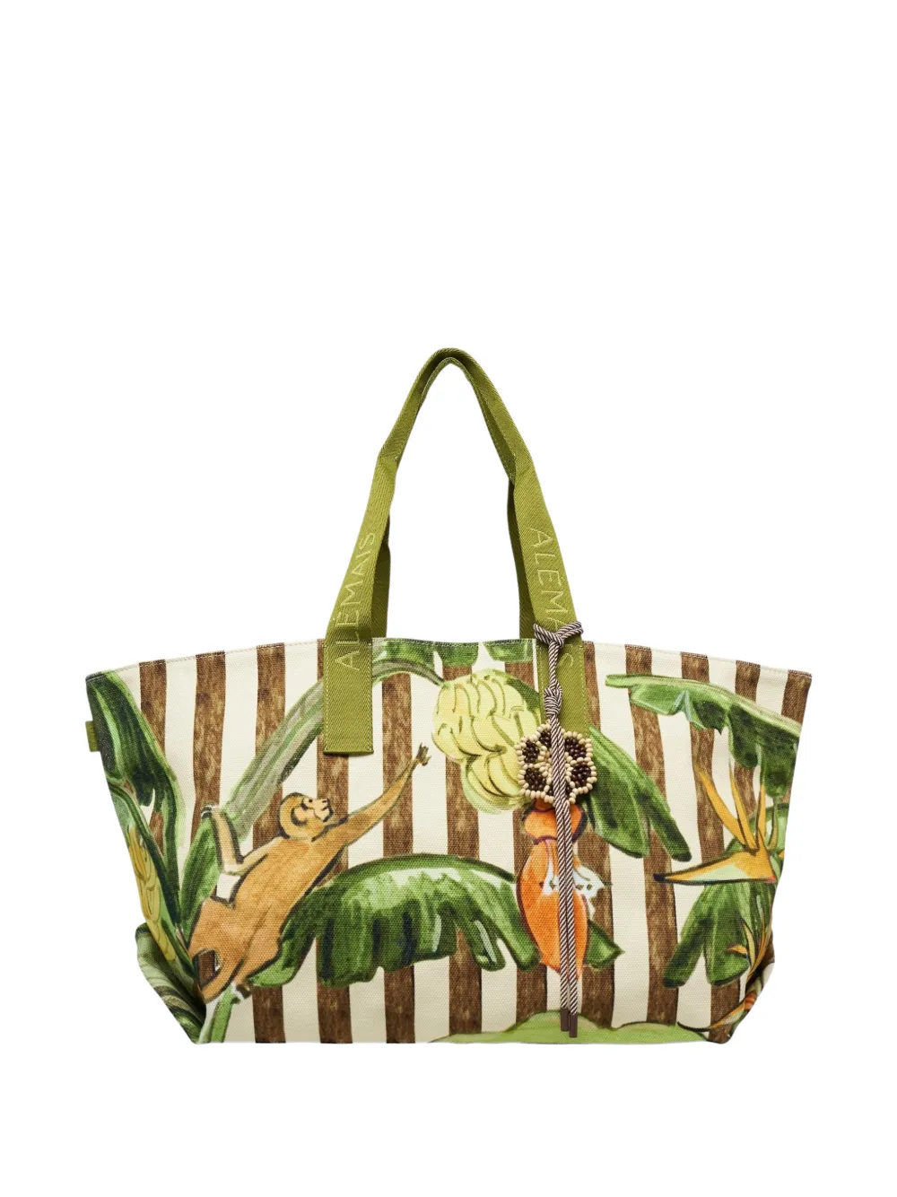 ALEMAIS Toucan Tango canvas tote bag - Toni neutri