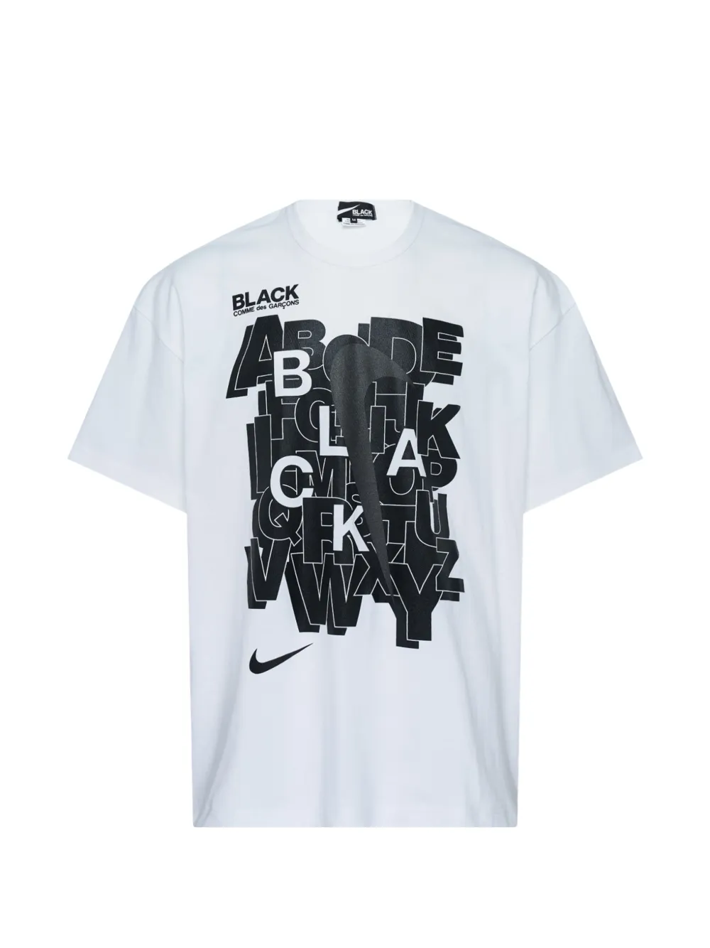 Comme Des Garçons Black graphic-print crew-neck T-shirt - Bianco