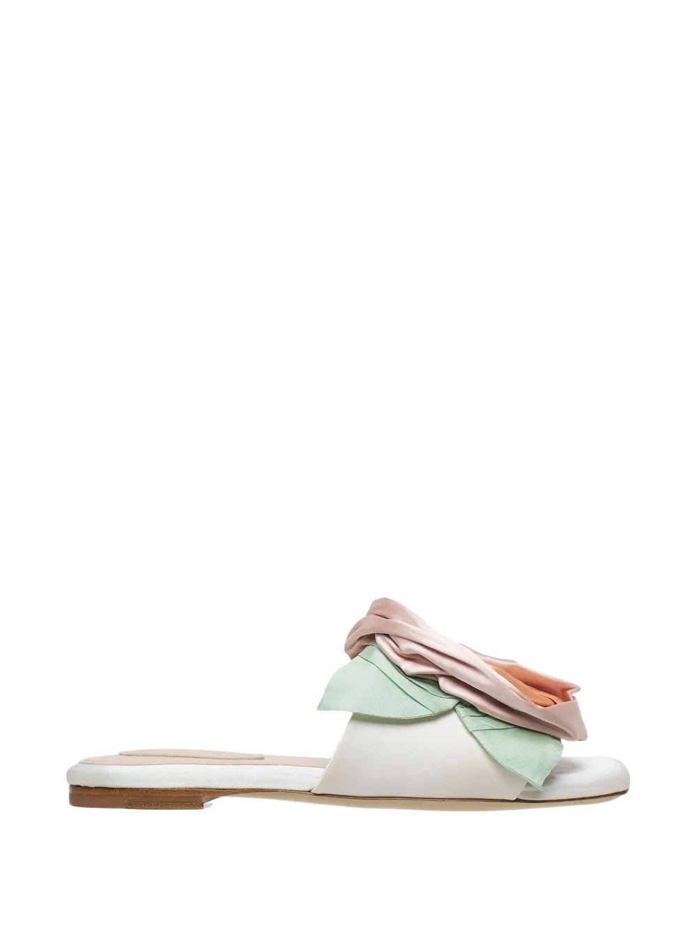 Simone Rocha pressed rosette sandals - White