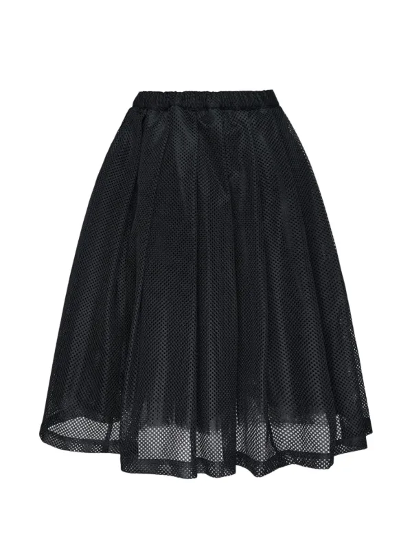 black comme des garcons メッシュスカート Black Comme Des Garçons レイヤード メッシュ スカート | ブラック
