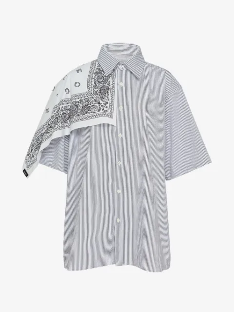BONBOM camisa con detalle de bandana
