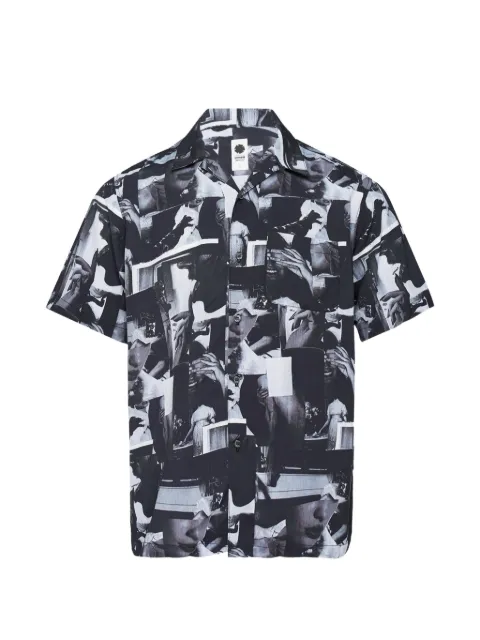 Vowels Still photo-print shirt