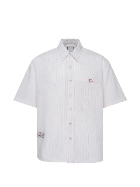 Wooyoungmi stripe-pattern short-sleeve shirt