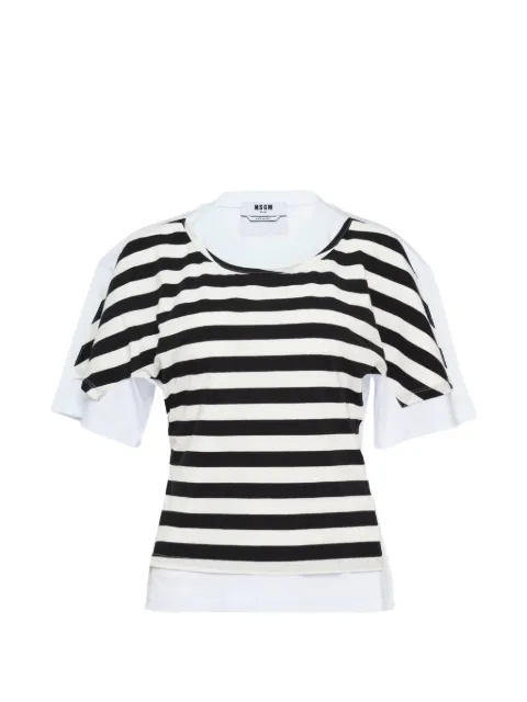 MSGM striped layered T-shirt