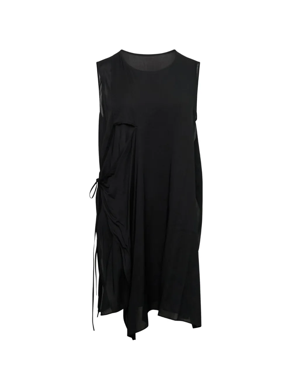 Yohji Yamamoto double-layer top - Nero
