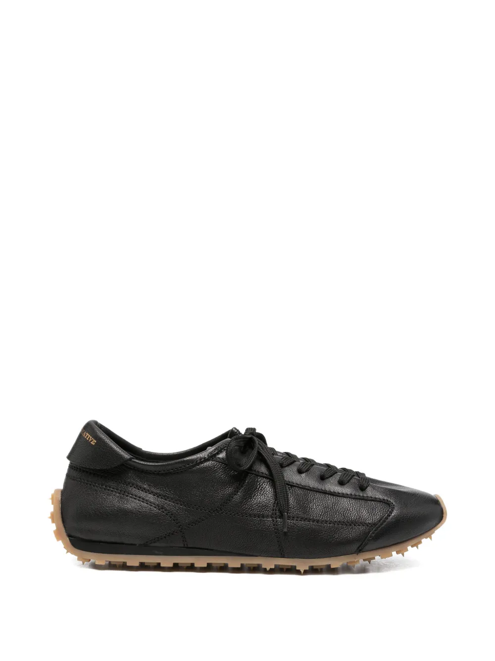 Officine Creative Jarred 001 pebbled leather sneakers - Nero