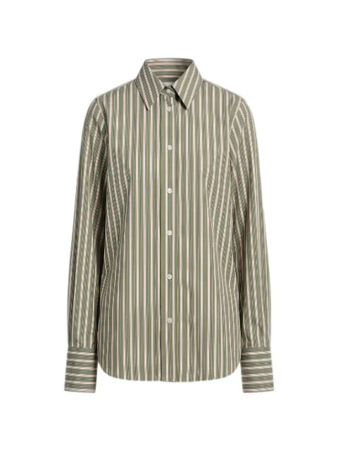 Monse striped back-detail shirt