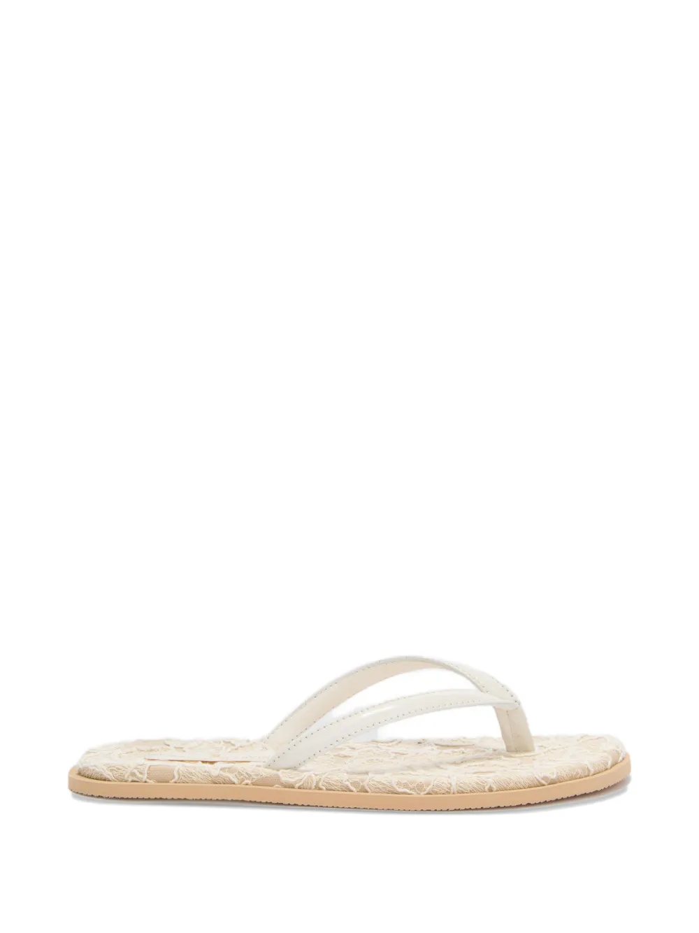 Ermanno Scervino laced flip flops - Weiß