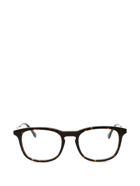 Lacoste tortoiseshell-effect round-frame glasses