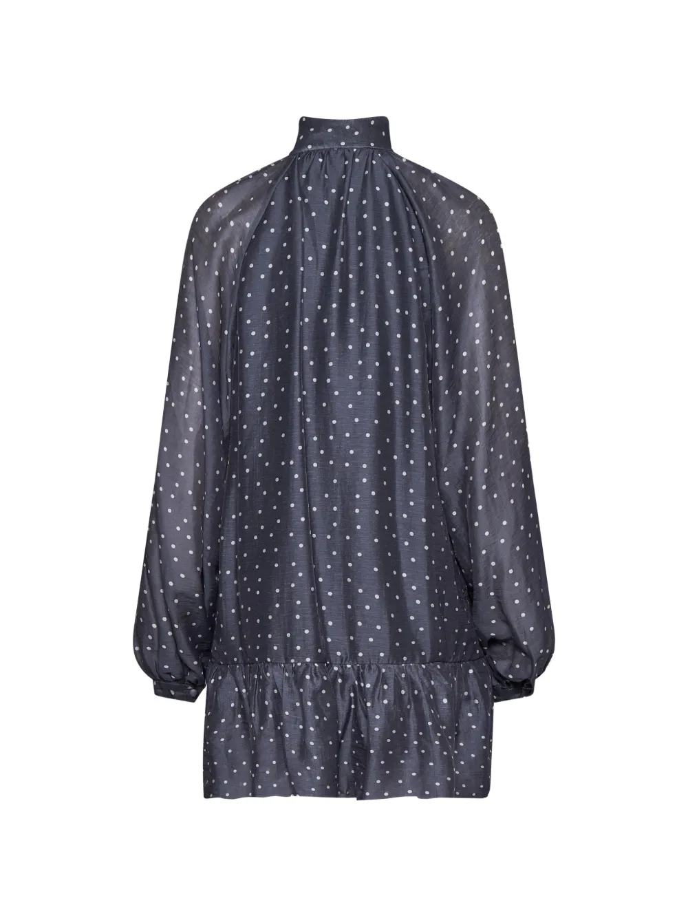 Silvian Heach Jurk met ruches Blauw