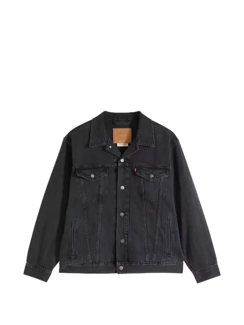 Levi's chamarra de mezclilla con motivo pied de poule