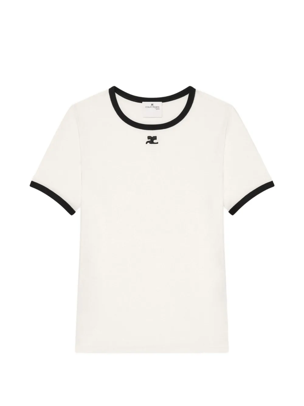 Courrèges cotton T-shirt - Bianco