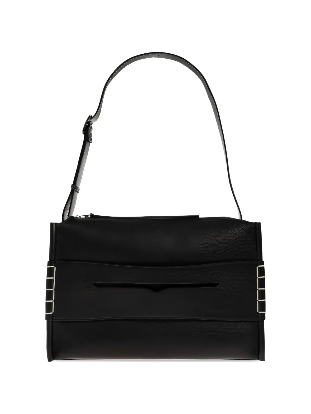 JW Anderson Messenger Loafer leather tote bag - Nero