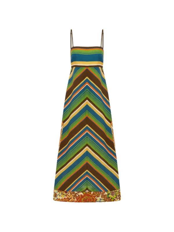 knee length dresses for ladies Michelle Midi Dress, Multi / 4 main image 1