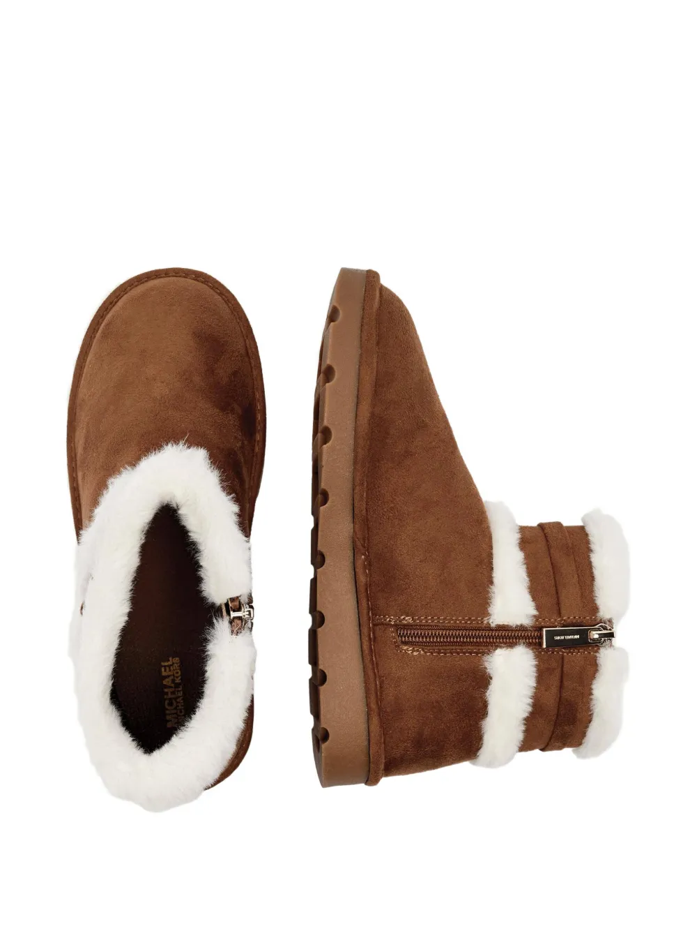 Michael Kors Kids Laarzen met gespdetail Bruin