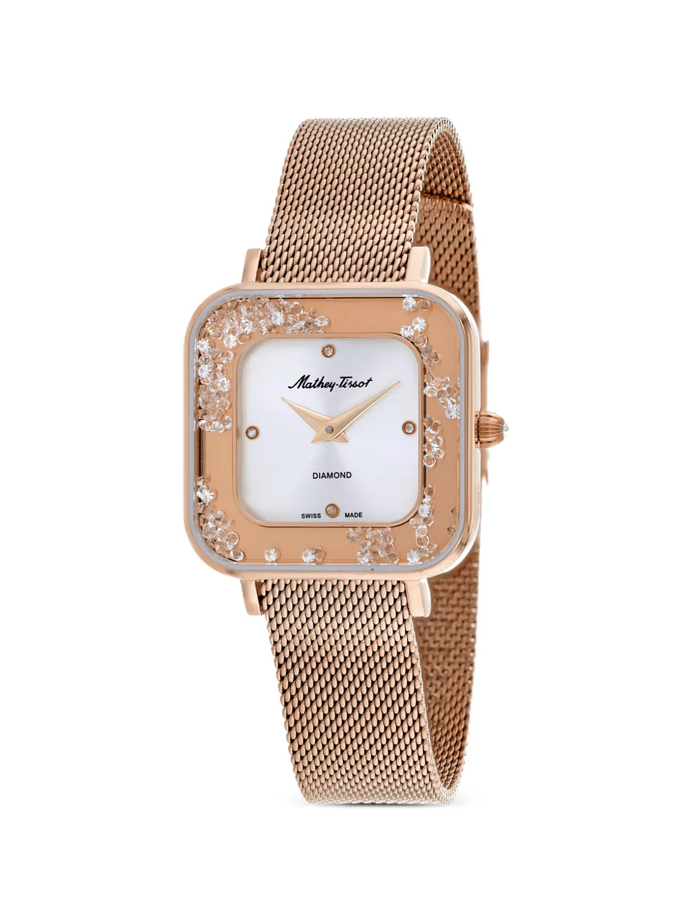 Mathey Tissot Gemina 28mm watch - Argento