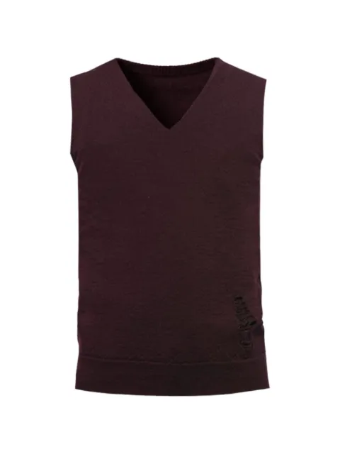Maison Margiela four-stitch distressed vest