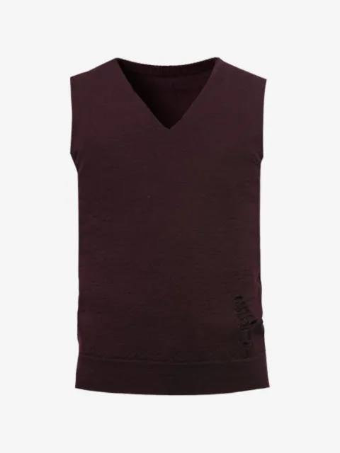 Maison Margiela four-stitch distressed vest
