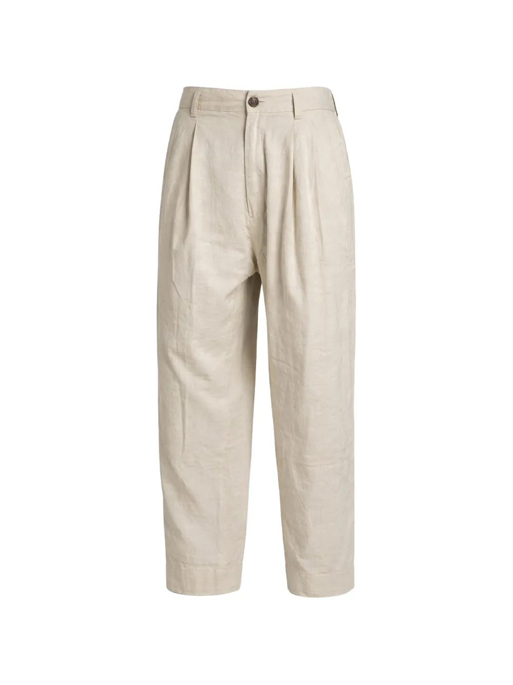 Ziggy Chen pleated straight-leg trousers - Toni neutri