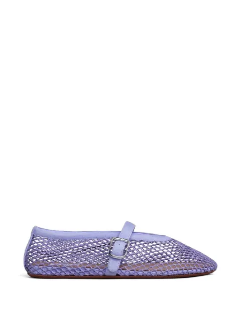 Alaïa fishnet ballet flats