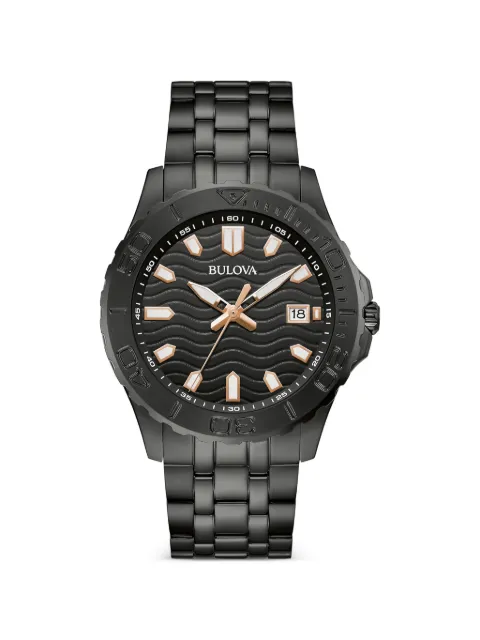 Bulova Classic wave-dial 42mm watch