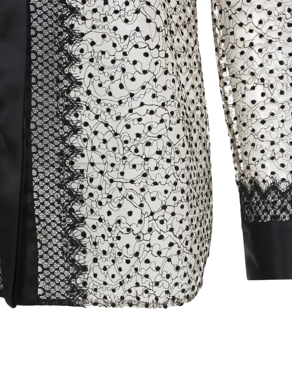 TOM FORD Blouse met kant Beige