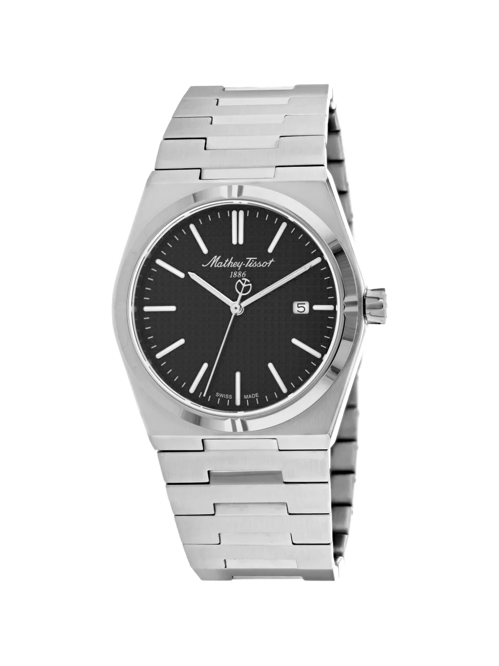 Mathey Tissot Zeus 41mm watch - Nero