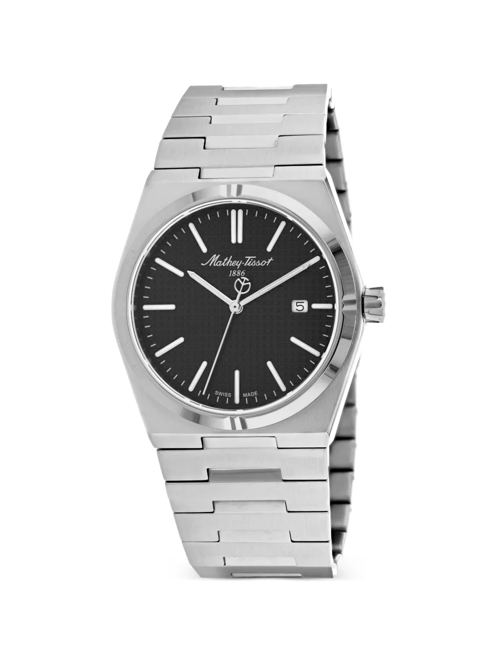 Mathey Tissot Zeus 41mm watch - Nero