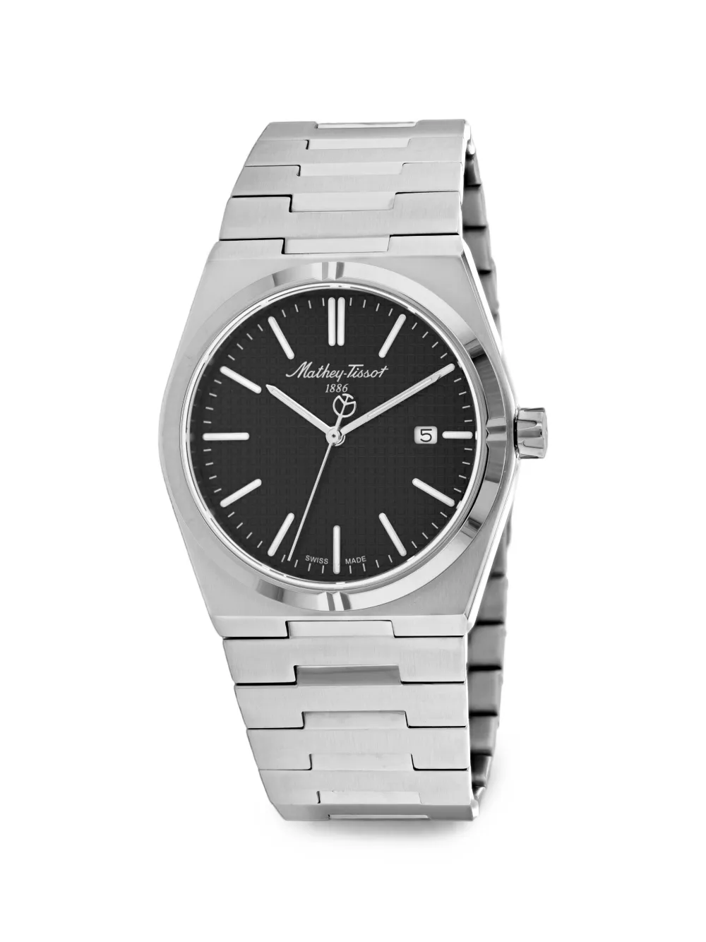 Mathey Tissot Zeus 41mm watch - Nero