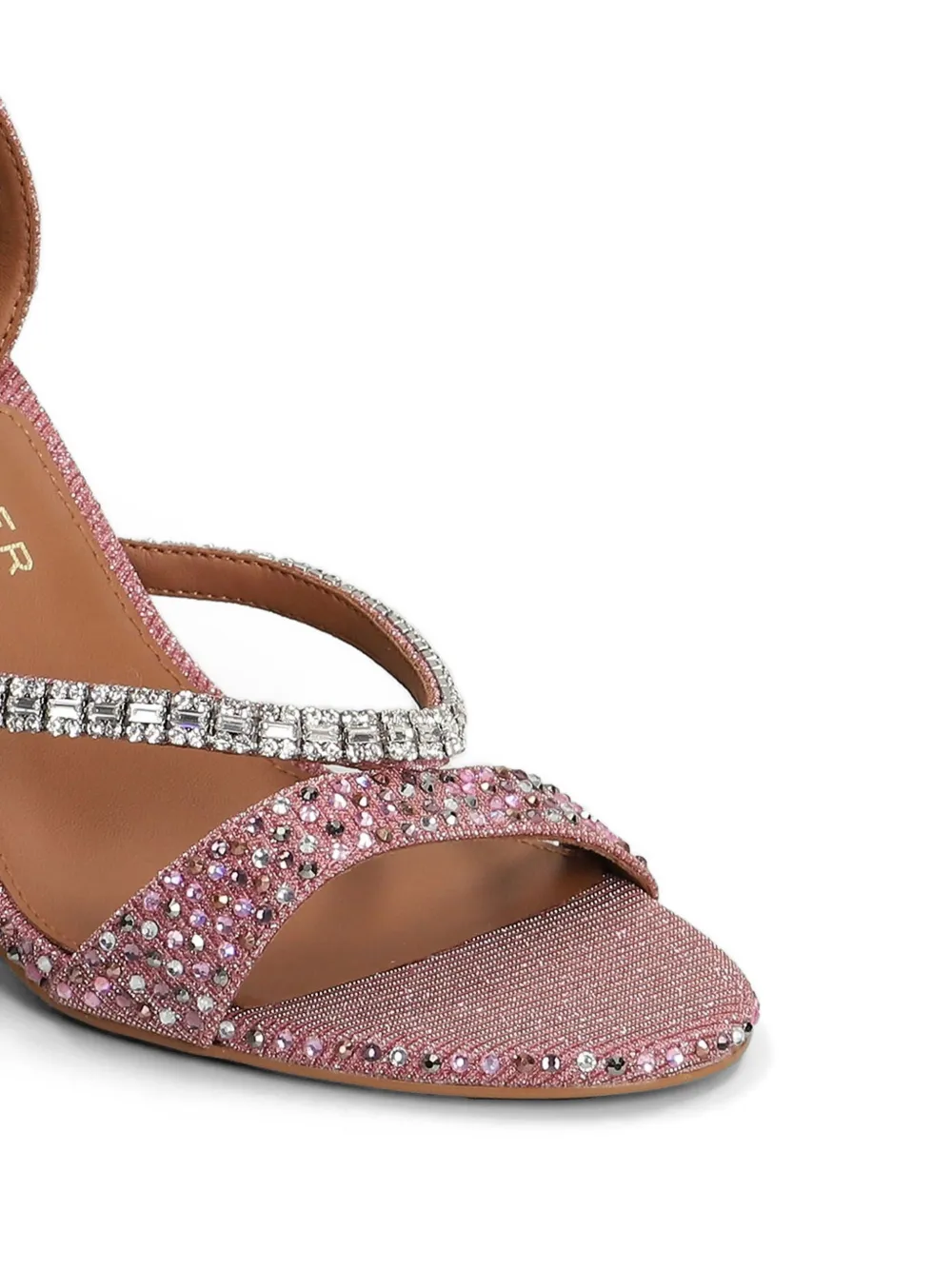 Kurt Geiger London 9.5cm crystal-embellished sandals Roze