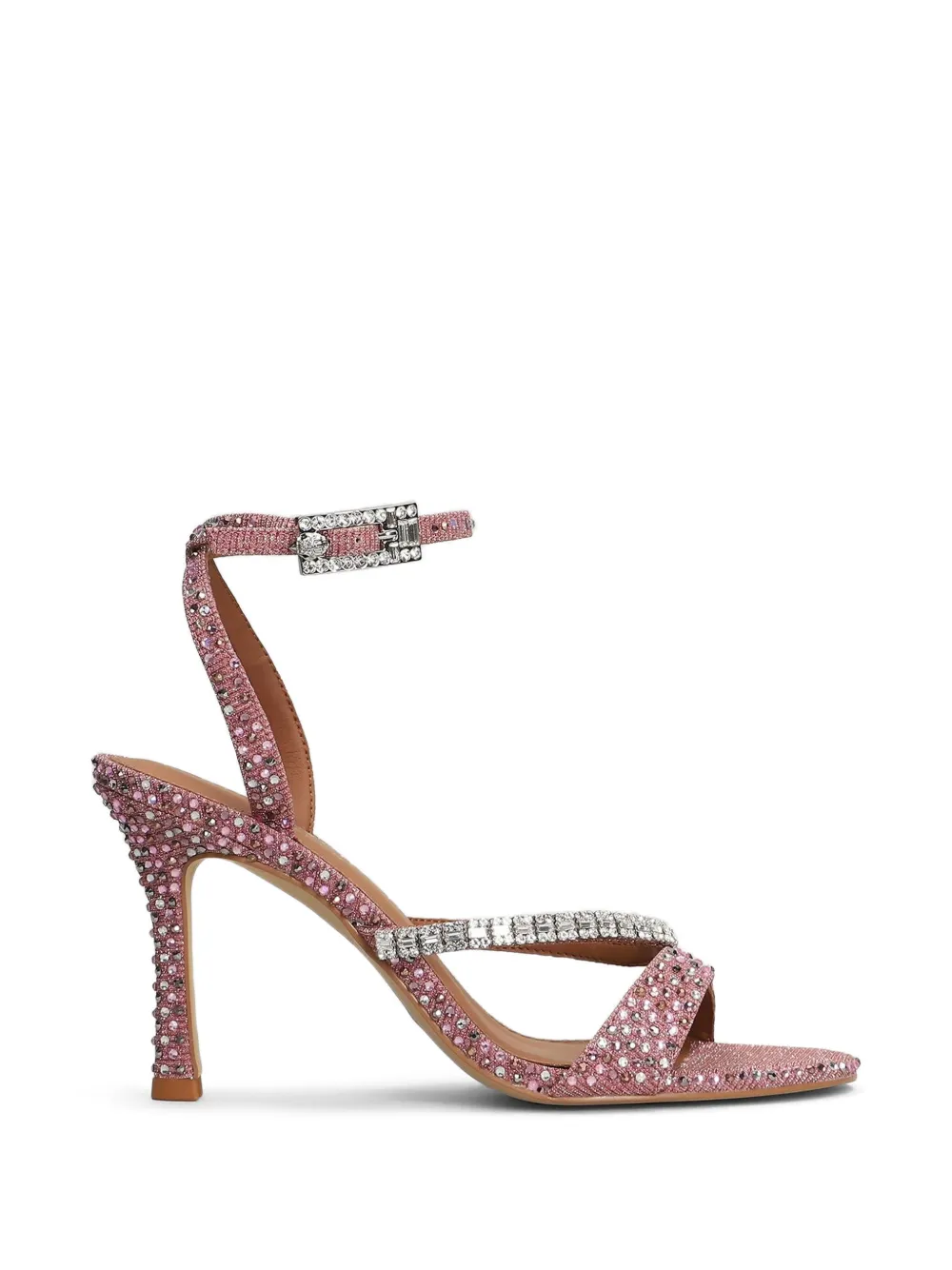 Kurt Geiger London 9.5cm crystal-embellished sandals Roze