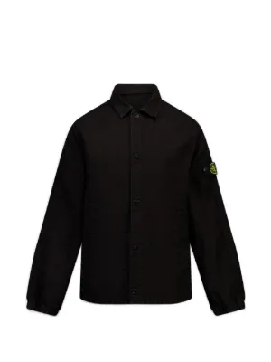Stone Island Junior パッチポケット ジャケット | ブラック | FARFETCH JP