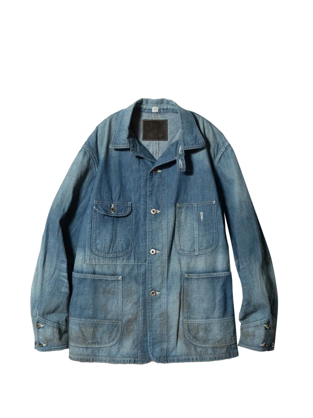 TAIGA TAKAHASHI chinstrap coverall jacket - Blu