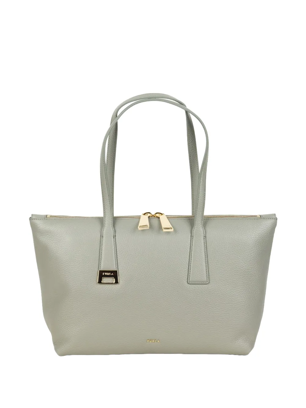Furla grainy-leather tote bag - Grigio