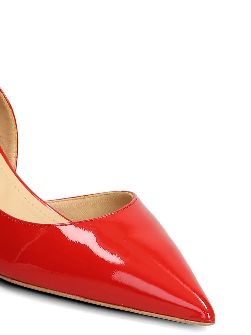 Fratelli Russo Lakleren slingback pumps Rood