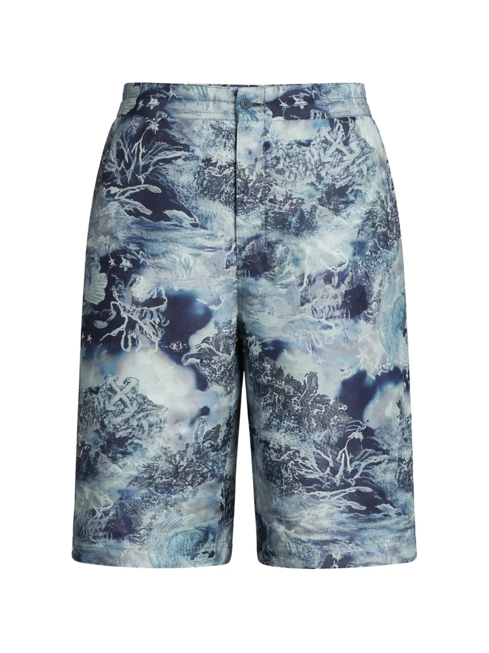 Off-White graphic-print shorts - Blu
