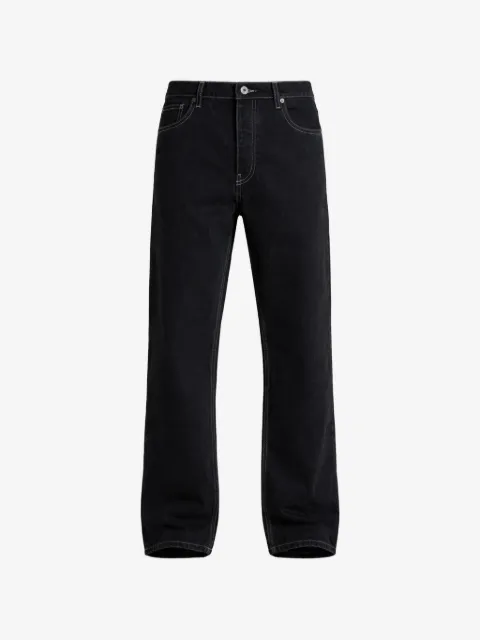 Off-White jeans con costuras en contraste