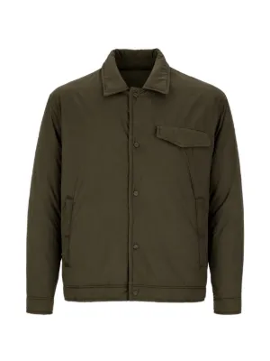 Stone Island ジップ フラップポケット シャツジャケット | ブラウン