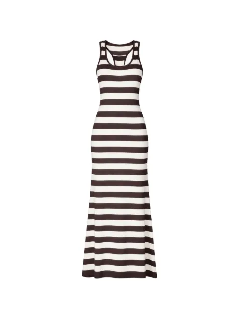 Monse striped racerback dress