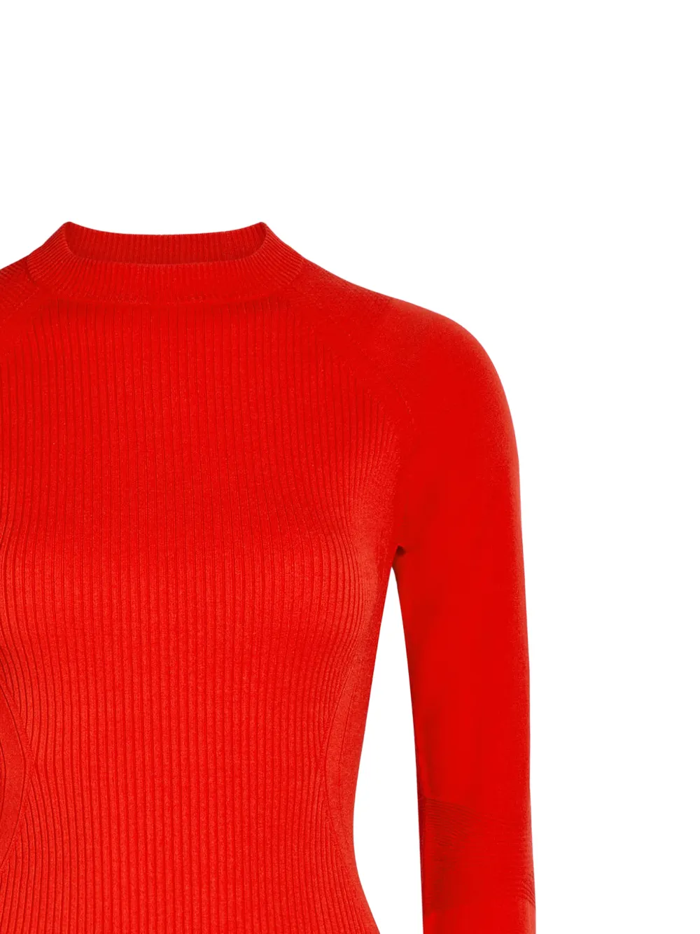 Moncler Geribbelde trui met raglan mouwen Rood