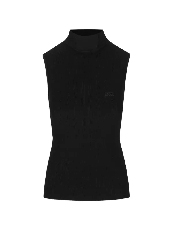 Loewe Sleeveless Top Blend in Black