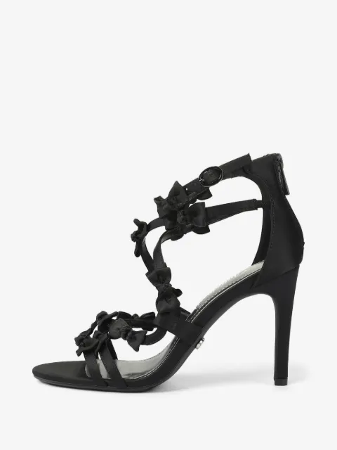 Buffalo bow-embellished sandals