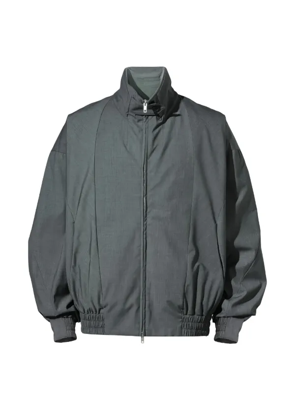 _J.L-A.L_ Panelled zip-up Jacket | Grey | FARFETCH AO