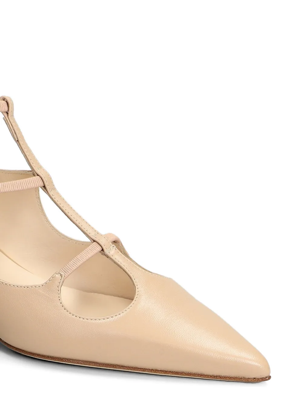 Anna F. 5cm cut-out pumps Beige