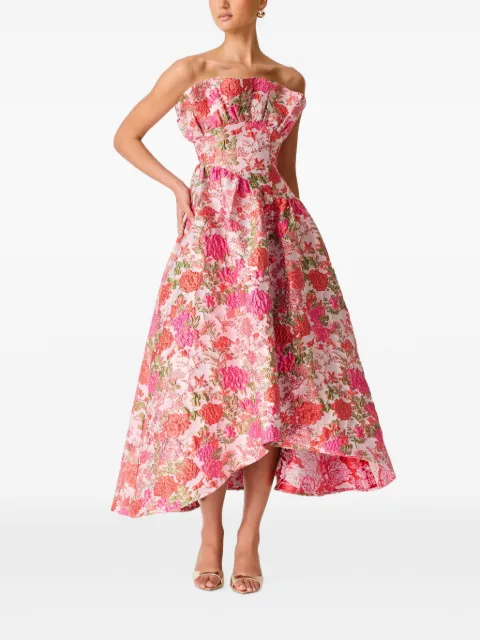 ELLIATT Floralie strapless midi dress