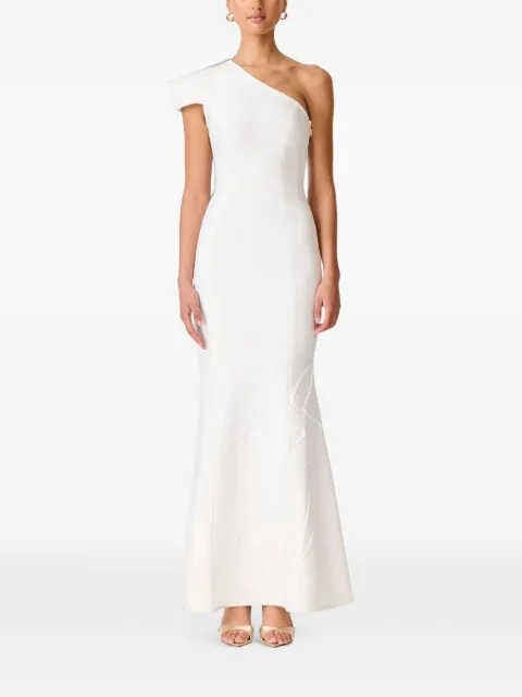ELLIATT Opline floral-embroidered maxi dress